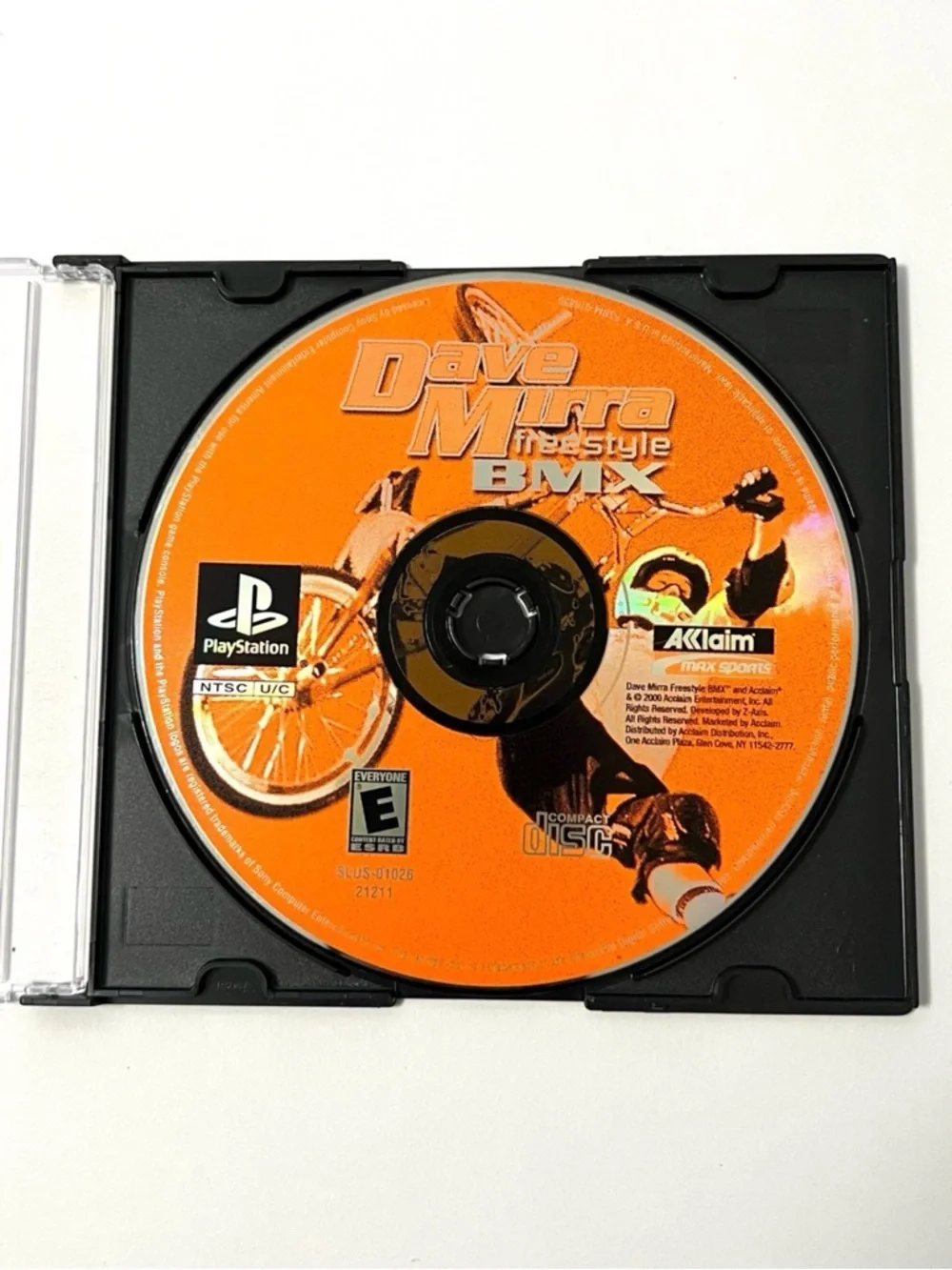 Dave Mirra Freestyle BMX (Sony PlayStation 1 PS1 2000) Disc Only - Tested